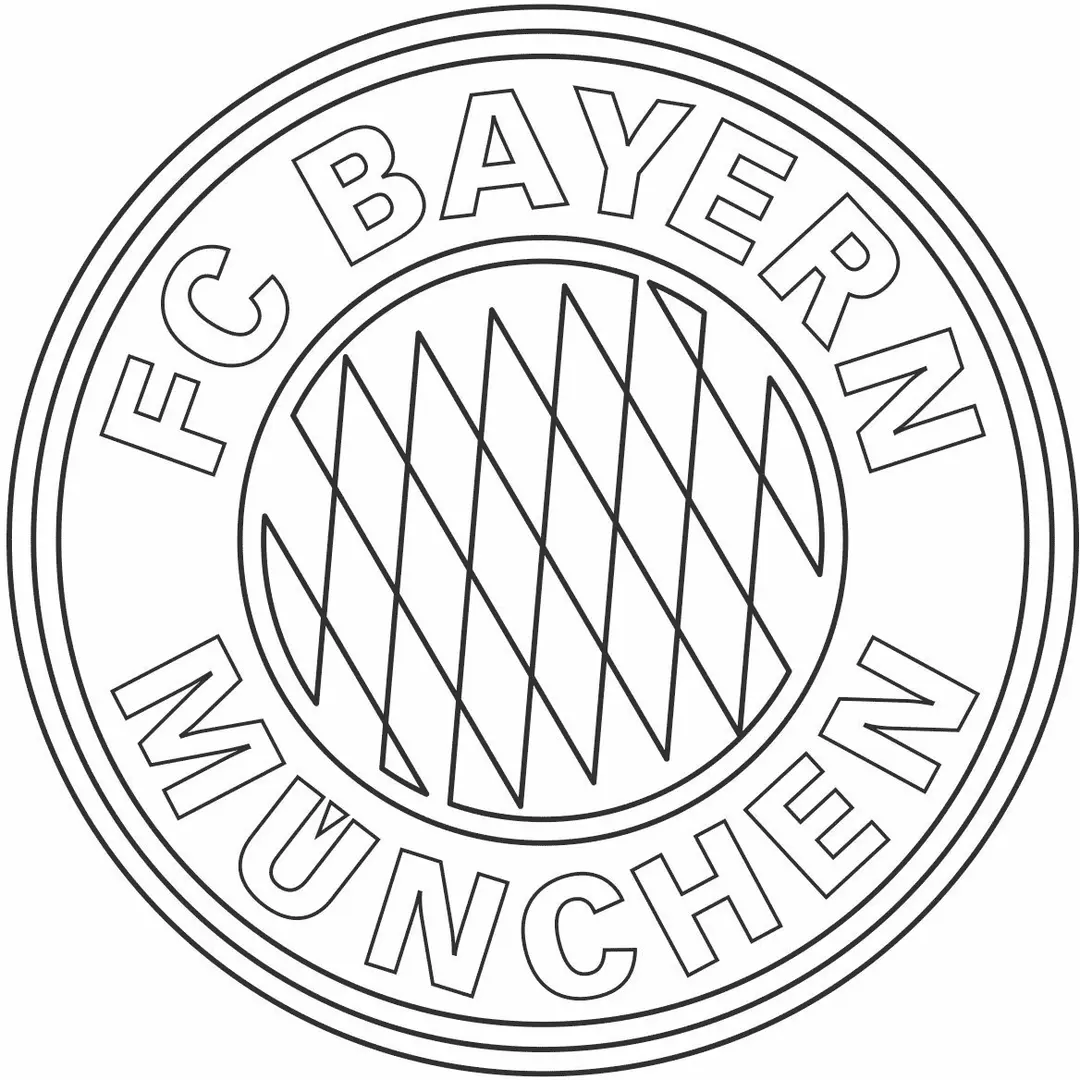 Simbolo Bayern Munchen colorir