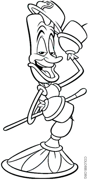 Lumiere para colorir