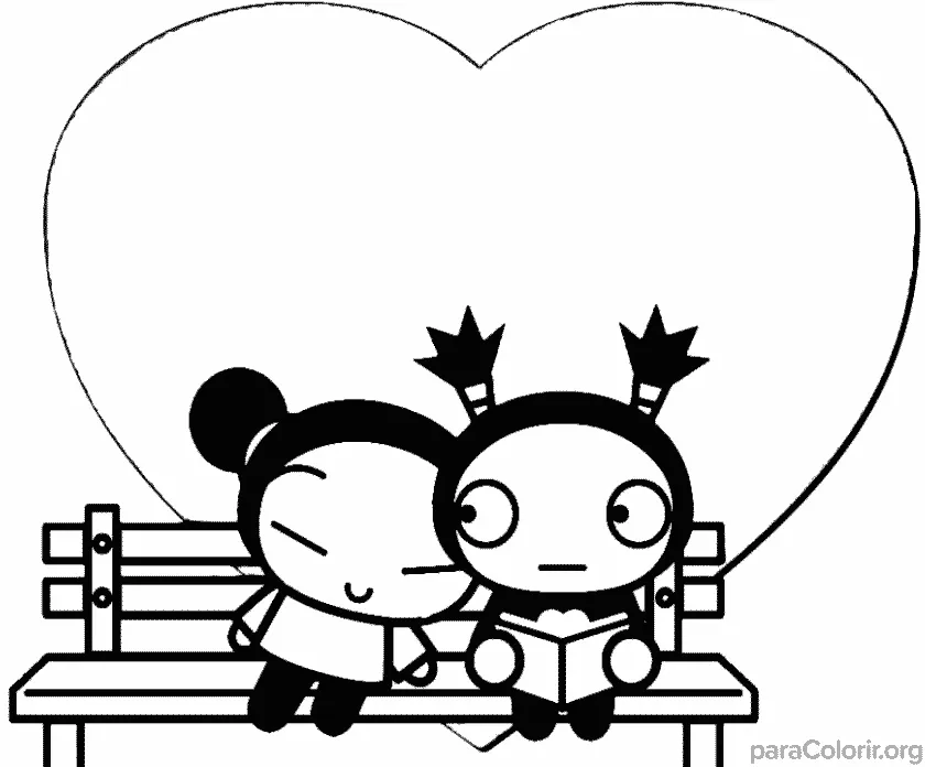 Pucca e Garu Coracao