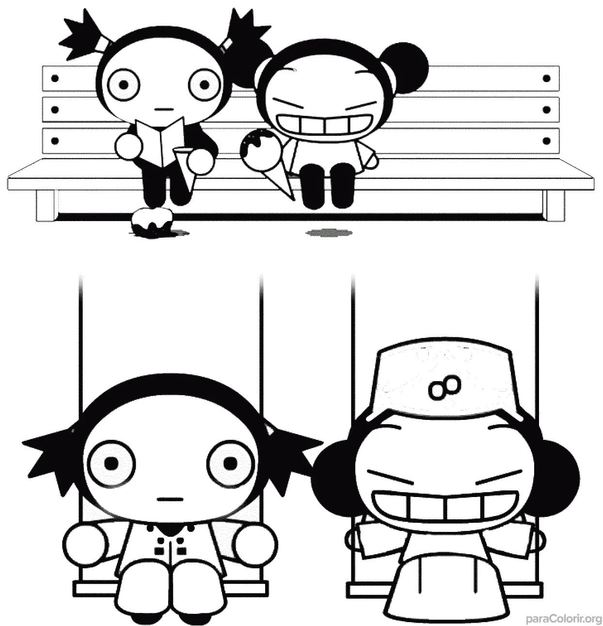 Pucca e Garu no Parque