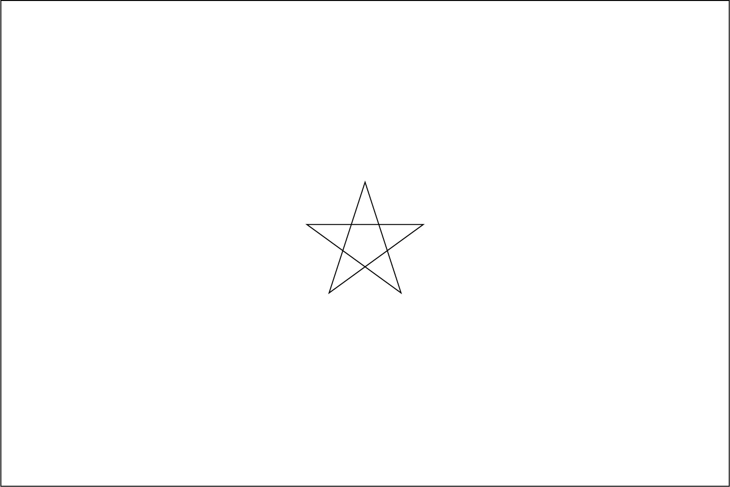 Bandeira do Marrocos para colorir