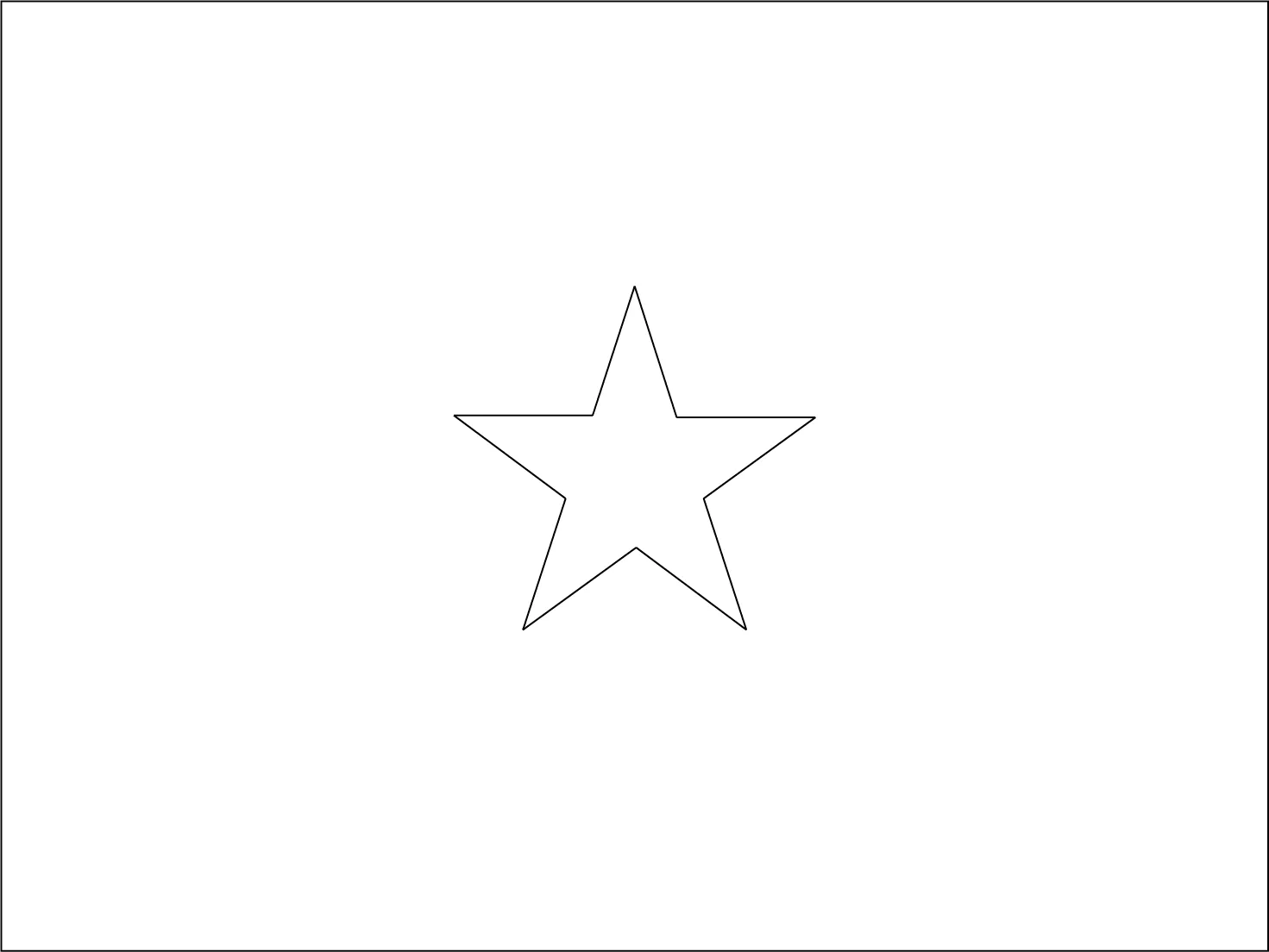 Bandeira do Vietna para colorir