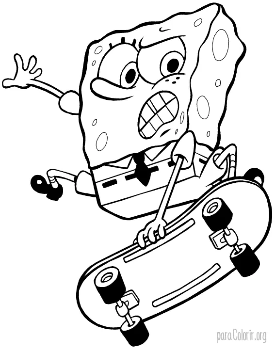 Bob Esponja de Skate