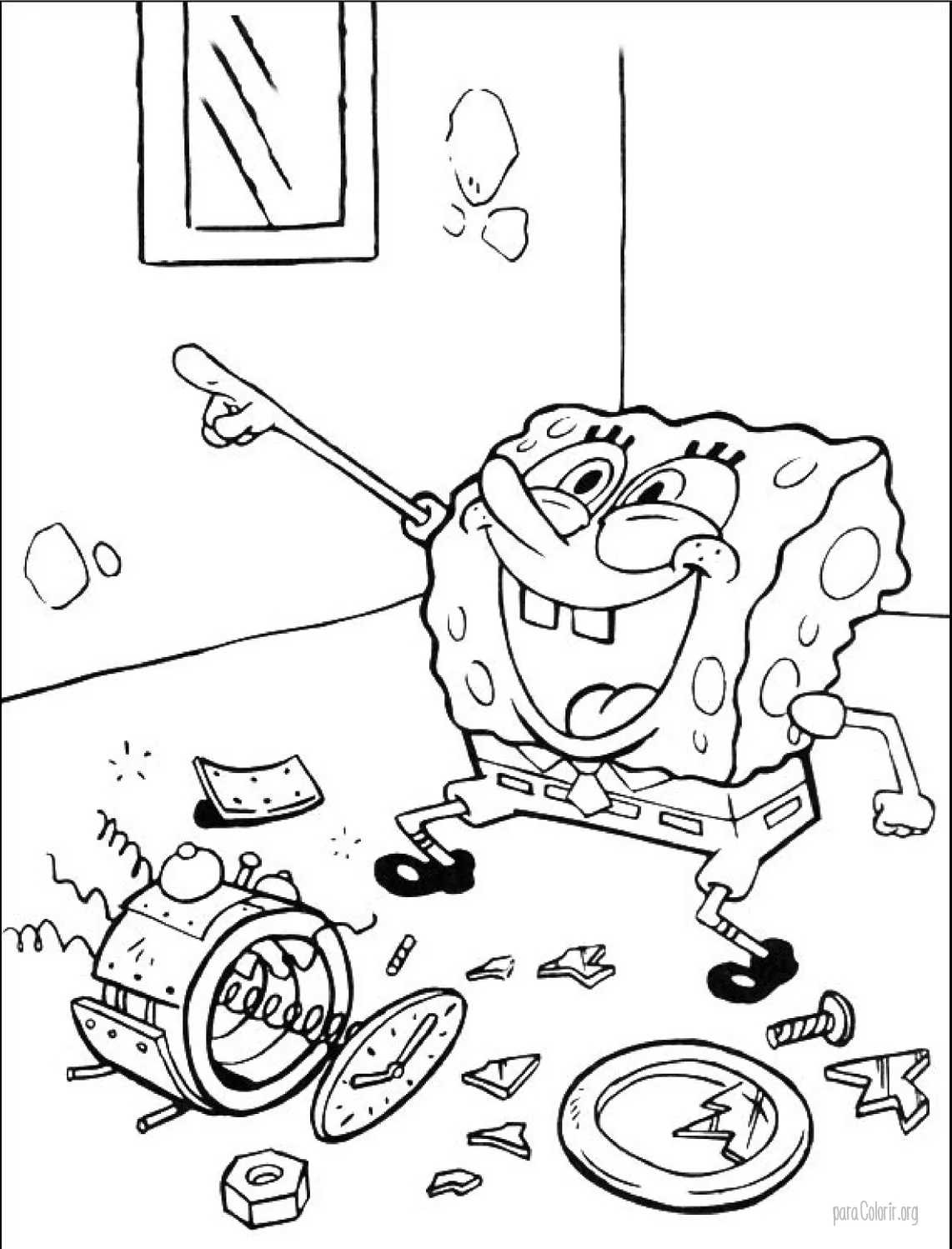 Bob Esponja para Pintar