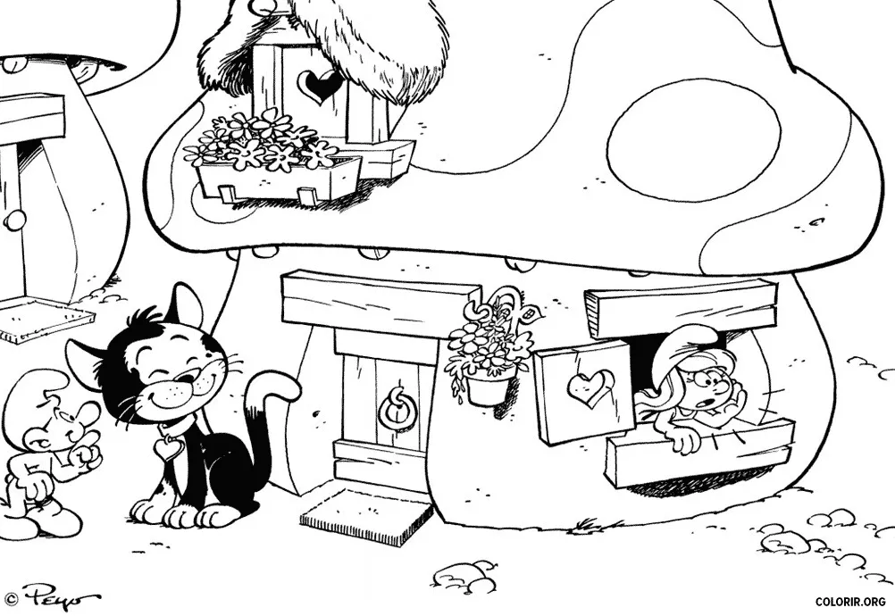 Casa da Smurfette na Vila Smurf