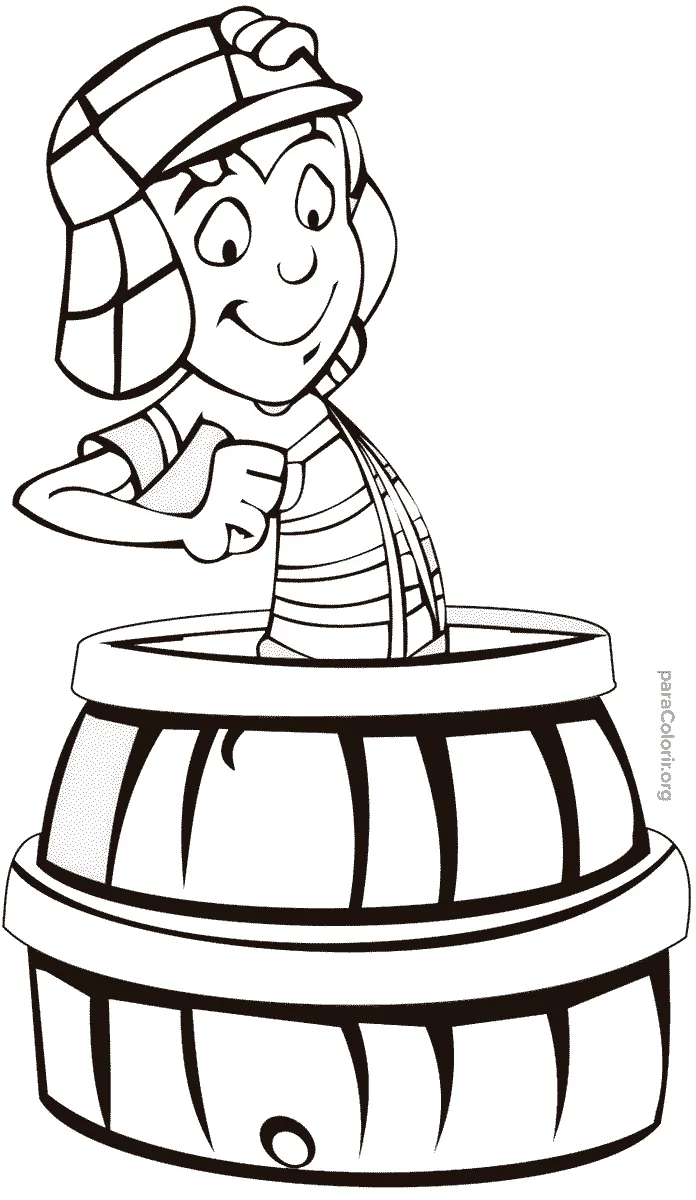 Chaves entrando no Barril