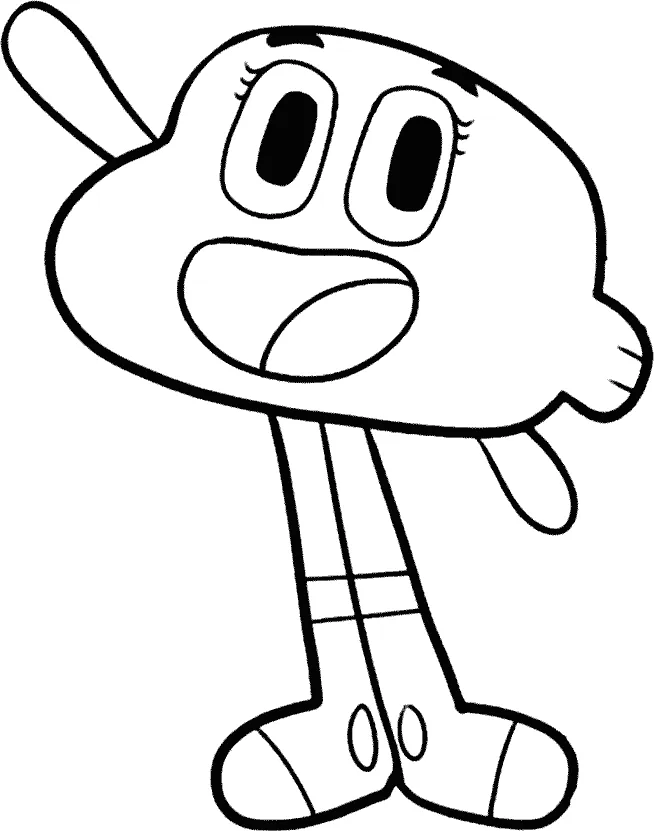 Darwin Watterson para colorir