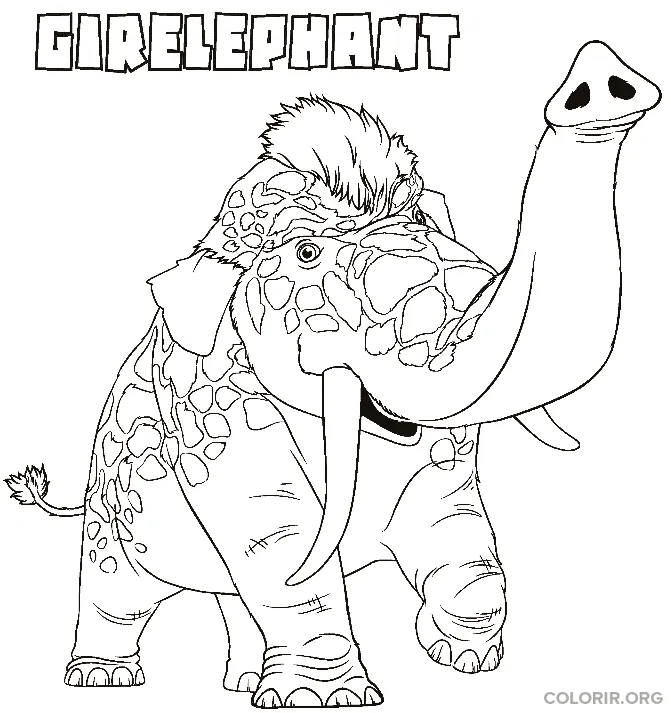 Elefante do Filme Croods