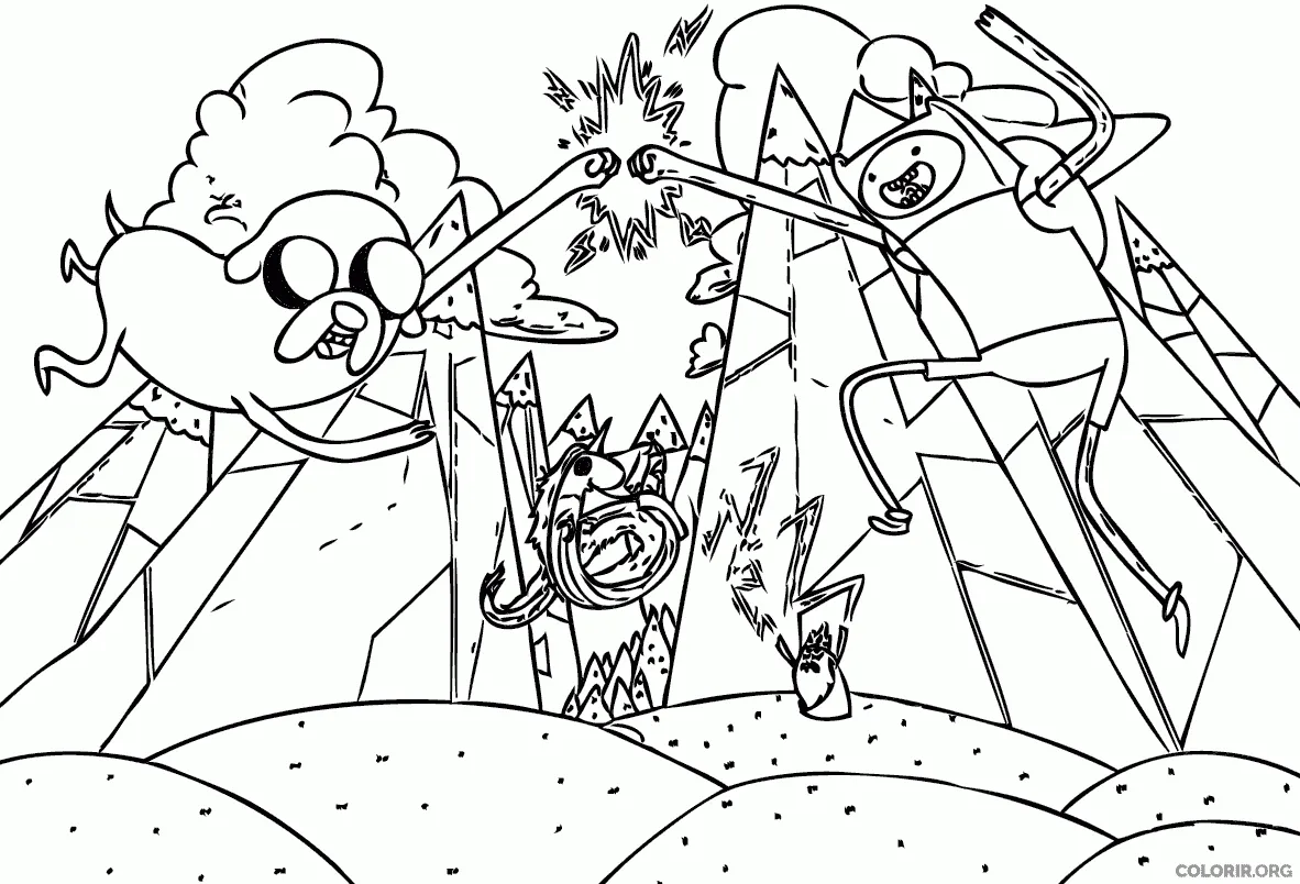 Finn e Jake Se Divertindo