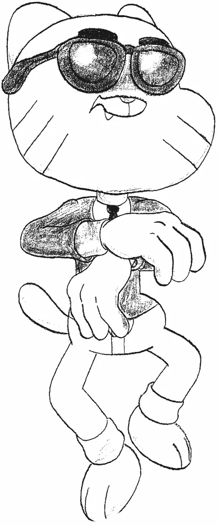 Gumball dancando Gangnam Style