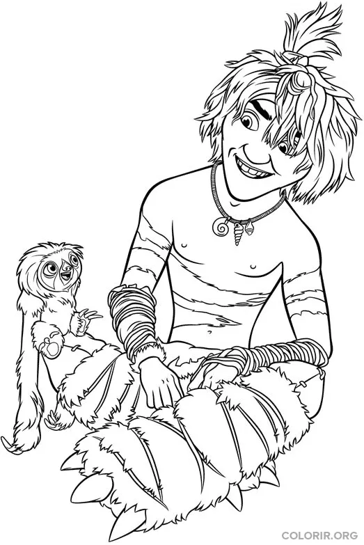 Guy e Braco para colorir