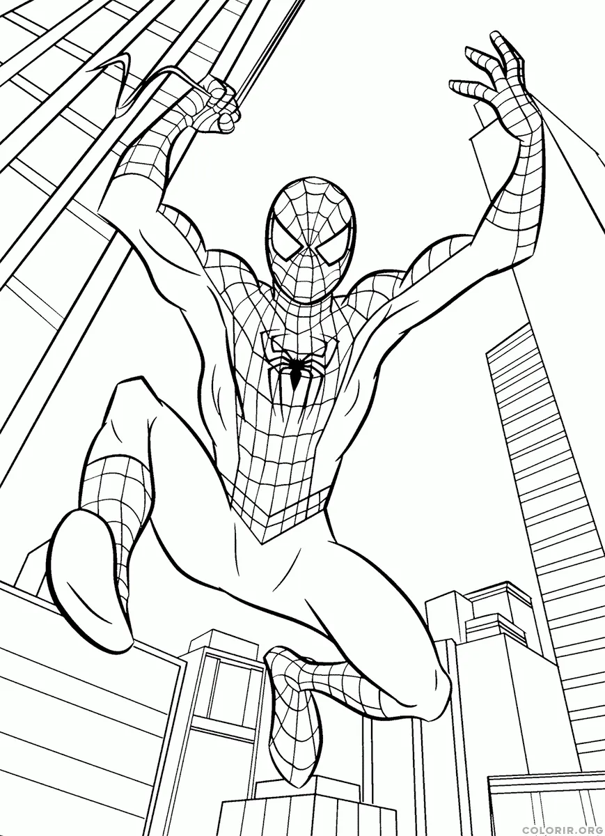 Homem Aranha Combatendo o Crime