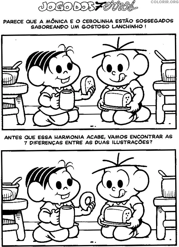 Jogos Dos 7 Erros da Turma da Monica 1