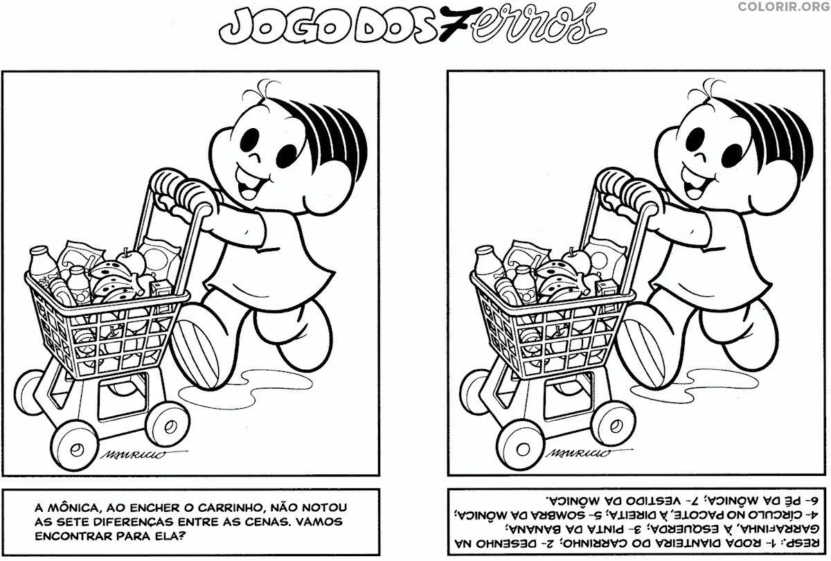 Jogos Dos 7 Erros da Turma da Monica 11