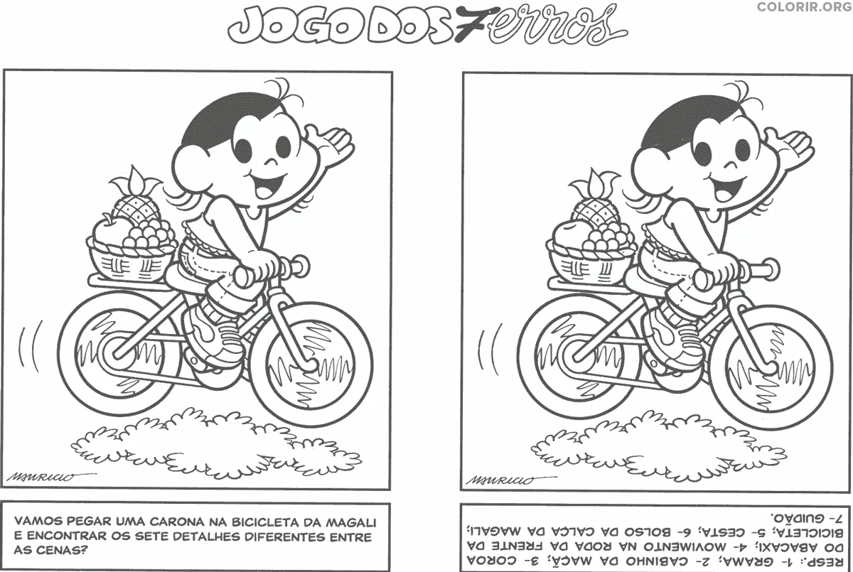 Jogos Dos 7 Erros da Turma da Monica 33