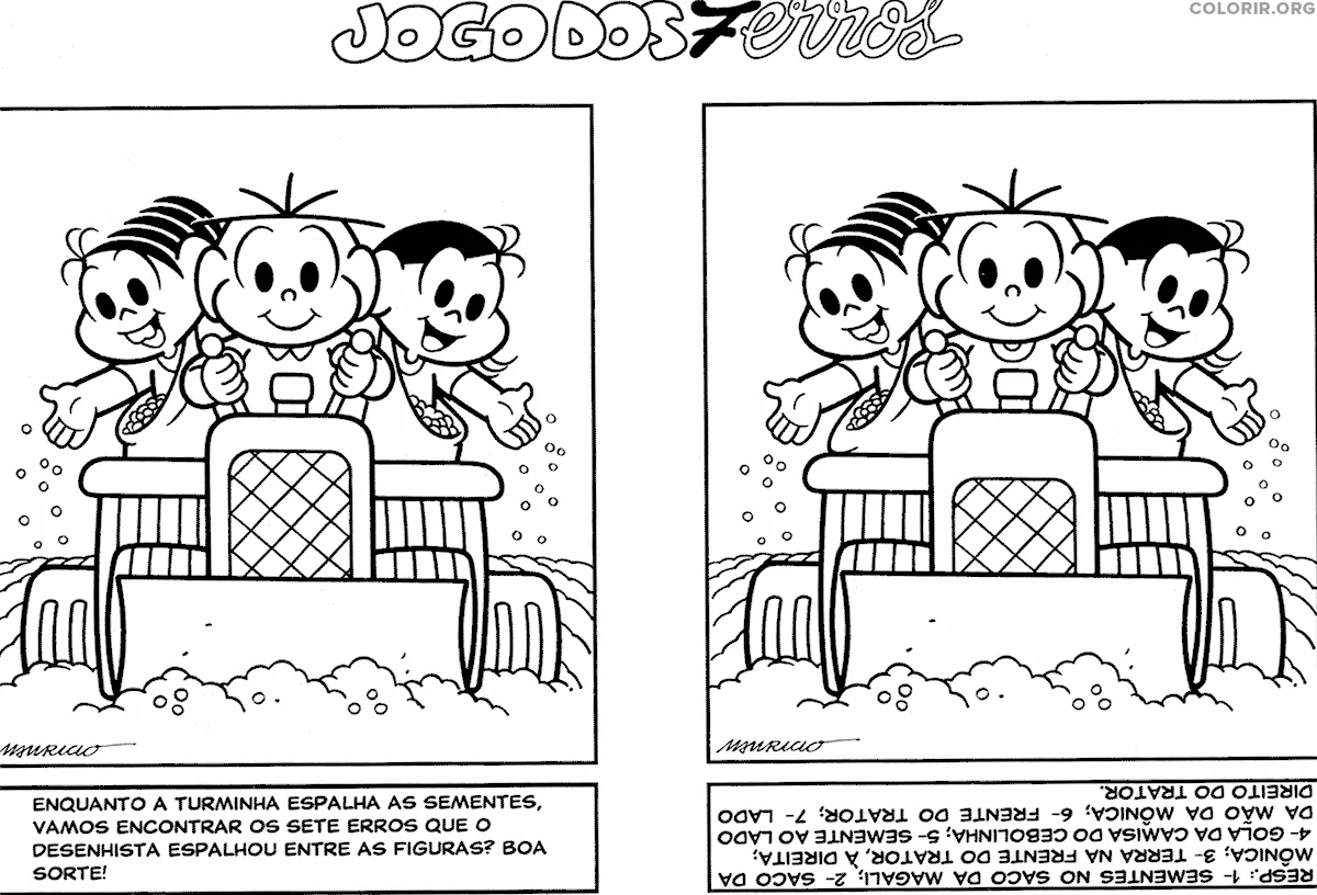 Jogos Dos 7 Erros da Turma da Monica 5