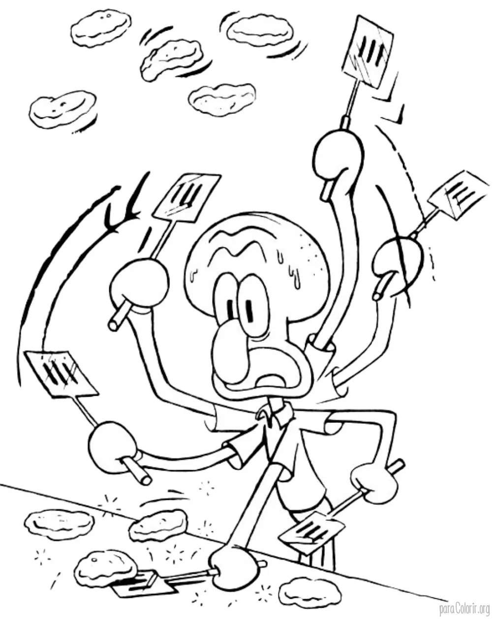 Lula Molusco fazendo Hamburger