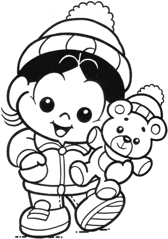 Magali Baby com Ursinho