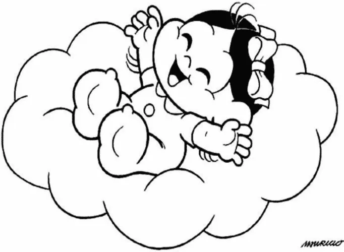 Magali Baby Nas Nuvens