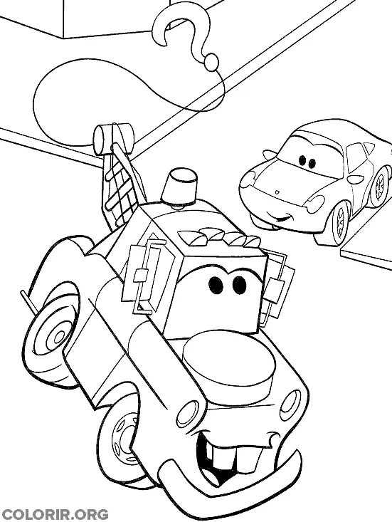 Mate e Sally para colorir