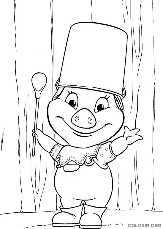 Molly Winks com Panela na Cabeca