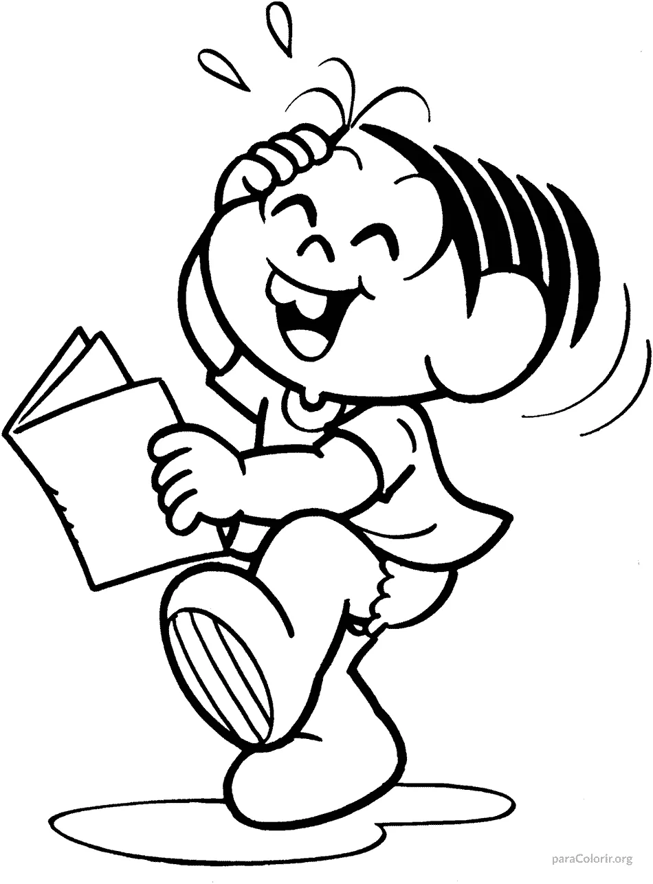 Monica dando Gargalhada