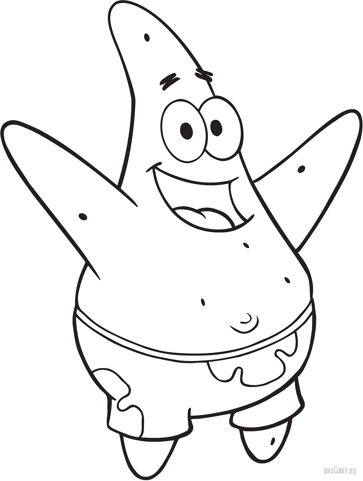 Patrick para colorir
