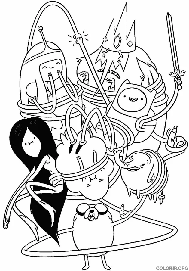 Personagens de Hora de Aventura em Perigo