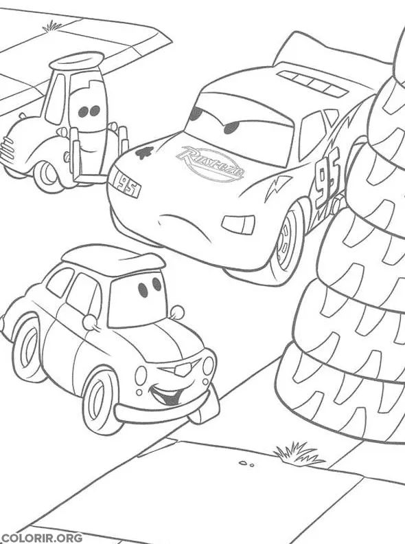 Pneus do Relampago Mcqueen