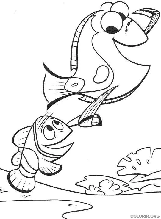 Procurando Nemo para colorir 13