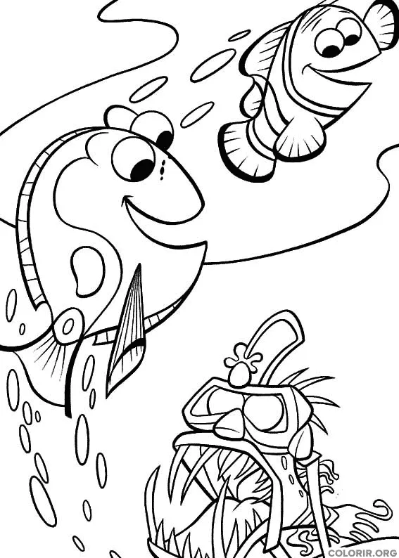 Procurando Nemo para colorir 21