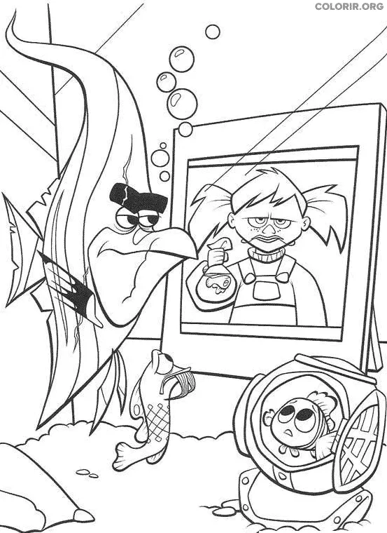 Procurando Nemo para colorir 35
