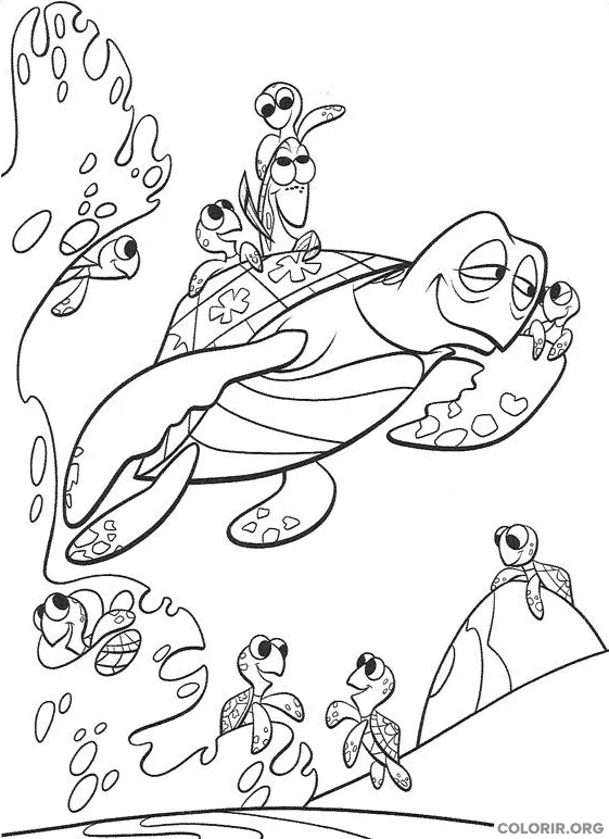 Procurando Nemo para colorir 5