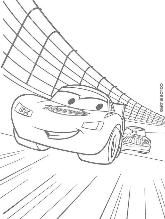 Relampago Mcqueen Acelerando