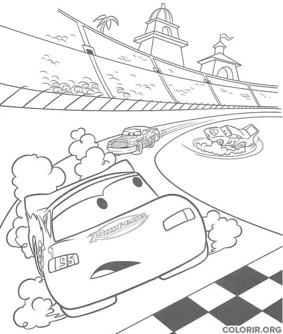 Relampago Mcqueen de Olho Nos Adversarios