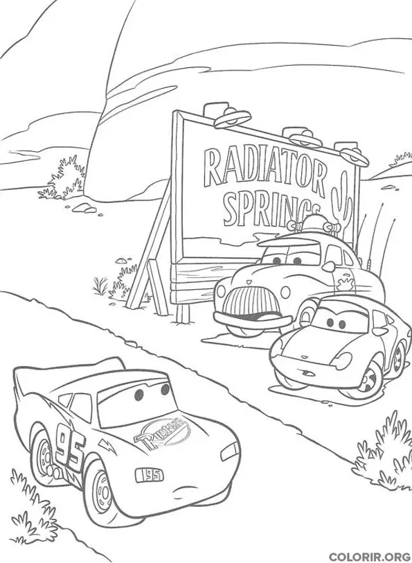 Relampago Mcqueen e Policia