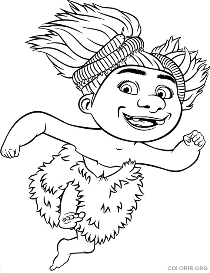 Sandy Crood correndo