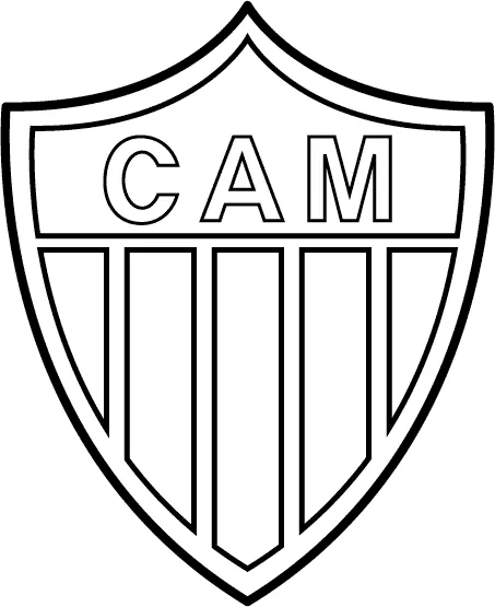 Simbolo Atletico Mineiro colorir