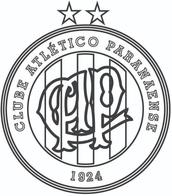 Simbolo Atletico Paranaense colorir