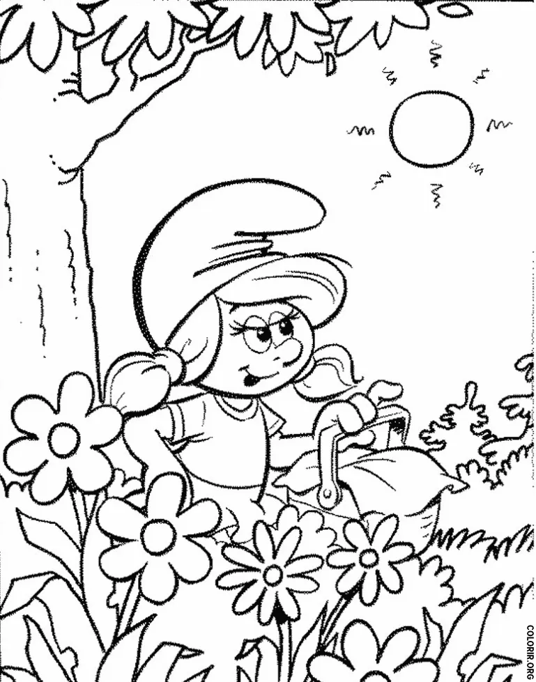 Smurfette na Floresta