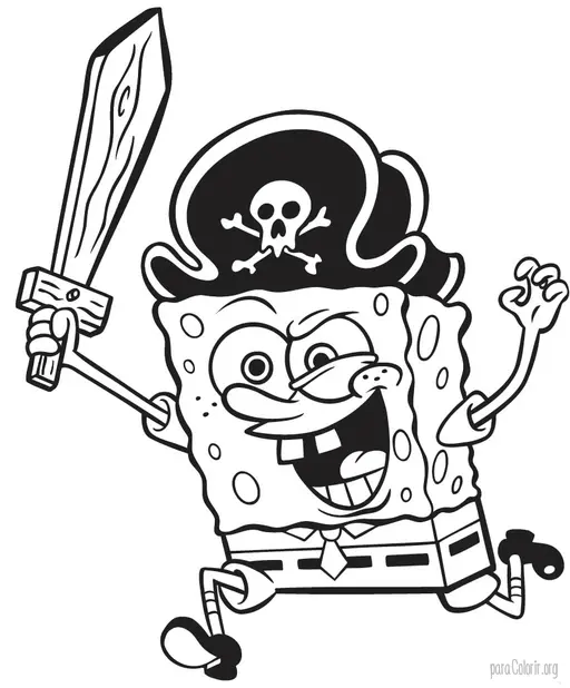 Bob Esponja de Pirata