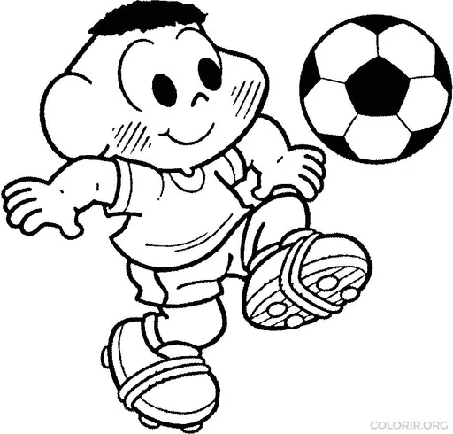 Cascao jogando Futebol