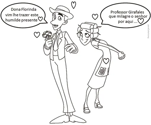 Dona Florinda e Professor Girafales