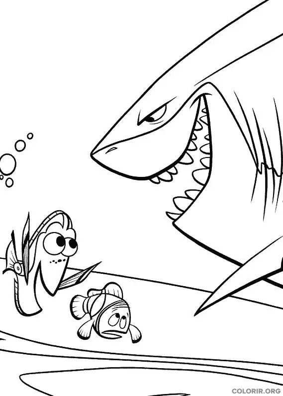 Procurando Nemo para colorir 10
