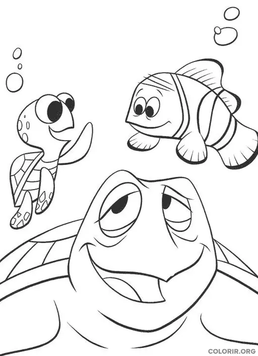 Procurando Nemo para colorir 18