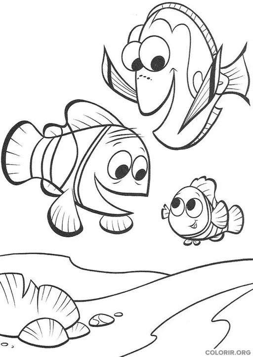 Procurando Nemo para colorir 2
