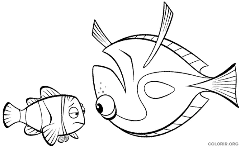 Procurando Nemo para colorir 23