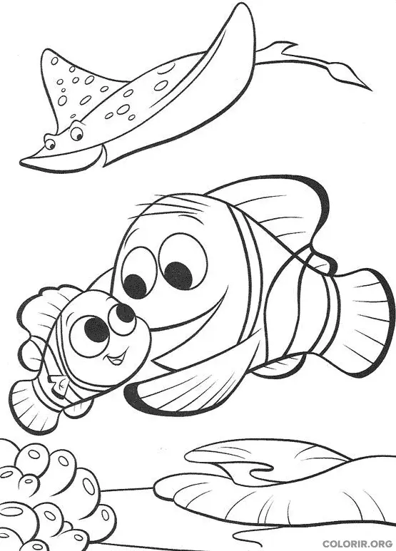 Procurando Nemo para colorir 3