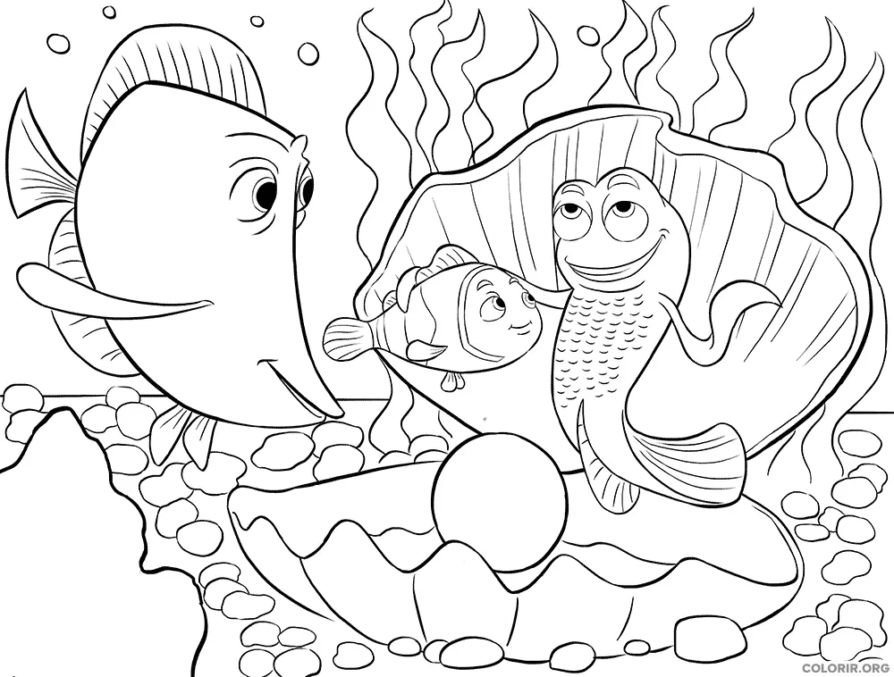 Procurando Nemo para colorir 30