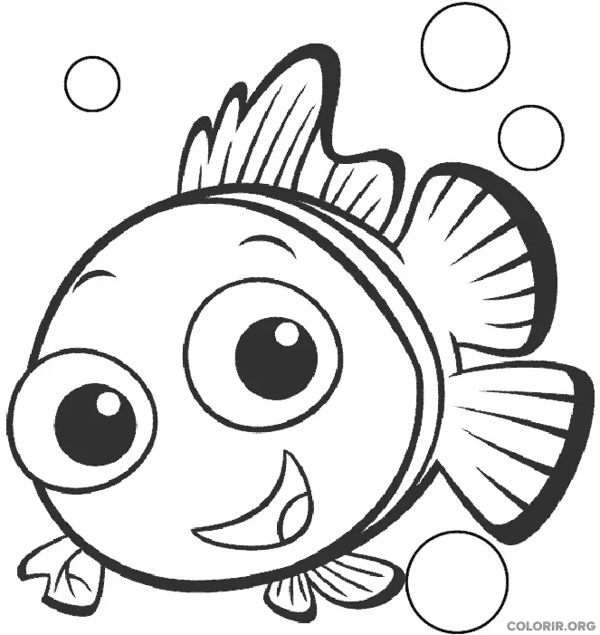 Procurando Nemo para colorir 8